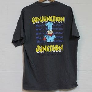 Vintage 90s School House Rock Conjunction Shirt XL